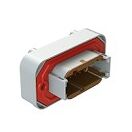 Thermoplastic shell DIP Connector with various terminal types designed for in temperature range minus 55 to plus 125 degrees Celsius