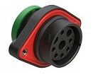 Black DIP Connector with thermoplastic housing and various terminal types engineered for in harsh temperature conditions
