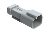 DIP Connector Featuring Grey Thermoplastic Housing and Multiple Terminal Options Designed for Wide Operating Temperature Range