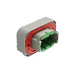 Thermoplastic DIP Connector with various terminal options designed for operation between minus 55 and plus 125 degrees Celsius