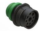 Black Thermoplastic DIP Connector with Various Terminal Types Suitable for Operating Temperatures Between Minus 55 and Plus 125 Degrees Celsius