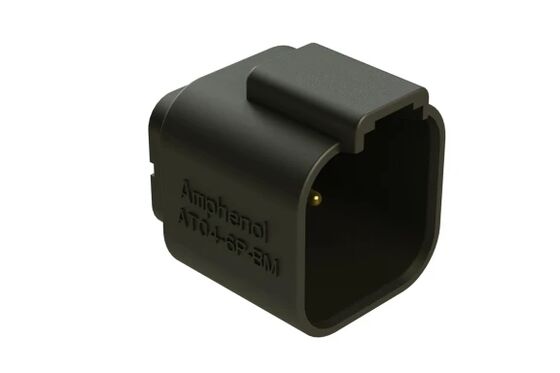 Automotive Board Mount Rectangular Socket AT04-6P-BM04 Amphenol Connector 13A Current Rating For Vehicle PCB Installation