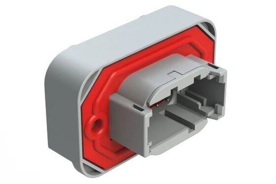 Connecteur de montage de carte rectangulaire d'origine ATM15-08PA-BM04 Amphénol de type mâle avec protection contre les pénétrations IP67 stable pour les circuits imprimés automobiles